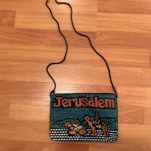 Jerusalem beaded crossbody